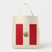 Peru-Flagge Tragetasche (Vorne)