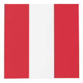 Peru-Flagge Würfel (Rechts)