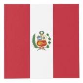 Peru-Flagge Würfel (Rechts)