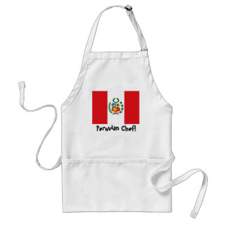 Peru-Flaggen-Kochs-Schürze Schürze