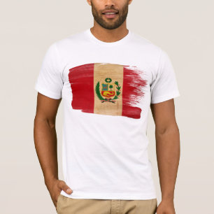 Peru-Flaggen-T - Shirt