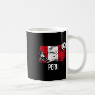 Peru-Flaggen-Trikot peruanische Fußballmannschaft  Kaffeetasse