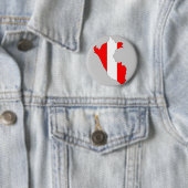 Peru-Flaggenkarte Button (Beispiel)