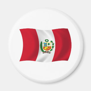 Peru-Flaggenmagnet Magnet