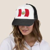 Peru-Flaggenmütze Truckerkappe (Beispiel)