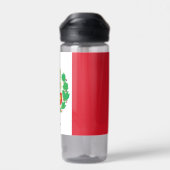 Peru-Flasche, patriotische peruanische Flagge Trinkflasche (Rückseite)