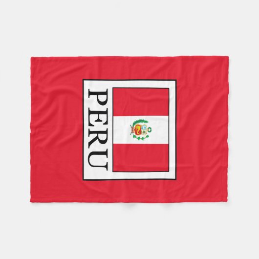 Peru Fleecedecke (Vorderseite (Horizontal))