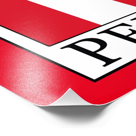 Peru Fotodruck (Ecke)