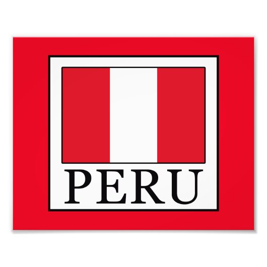 Peru Fotodruck (Vorne)