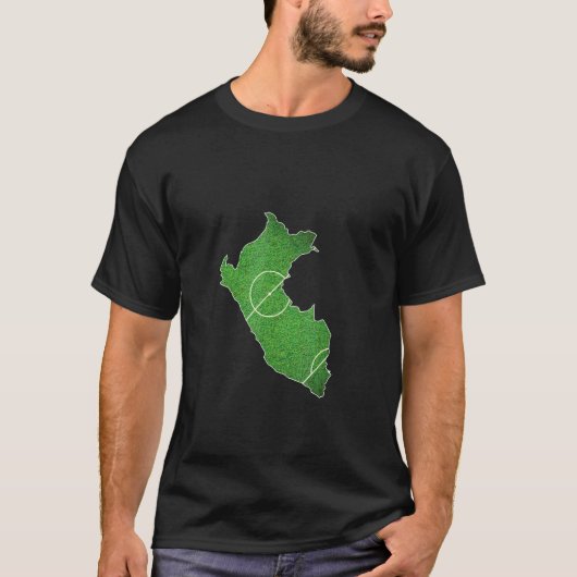 Peru Fußballplatz T-Shirt (Vorderseite)