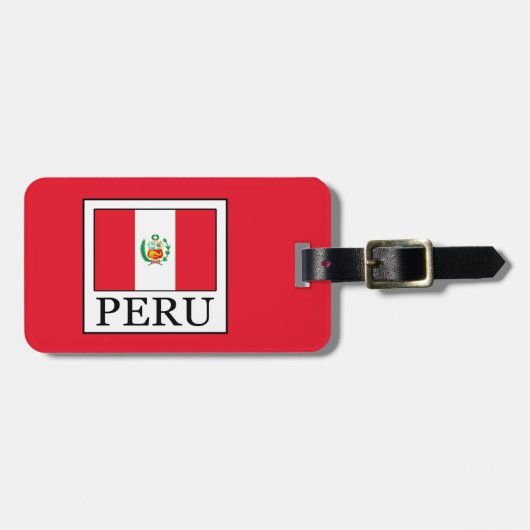 Peru Gepäckanhänger (Vorderseite horizontal)