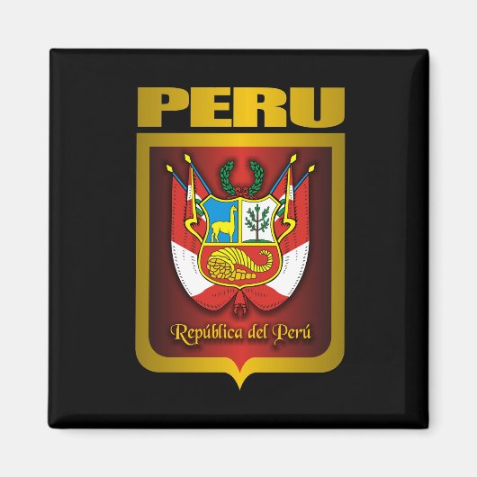 "Peru Gold" Magnet (Vorne)