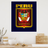 "Peru Gold"-Plakate und -Prints Poster (Küche)
