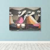 Peru Gossip Girls Wall Leinwand (Insitu (Holzboden))