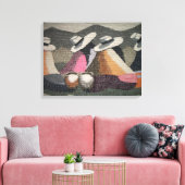 Peru Gossip Girls Wall Leinwand (Insitu (Wohnzimmer))