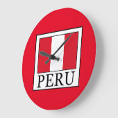 Peru Große Wanduhr (Winkel)
