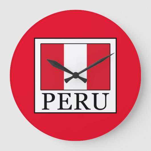 Peru Große Wanduhr (Vorderseite)