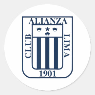 Peru Hemd Peruaner Alianza Lima Peruanische Männer Runder Aufkleber