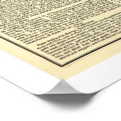 Peru History Map - 1822 Poster (Ecke)