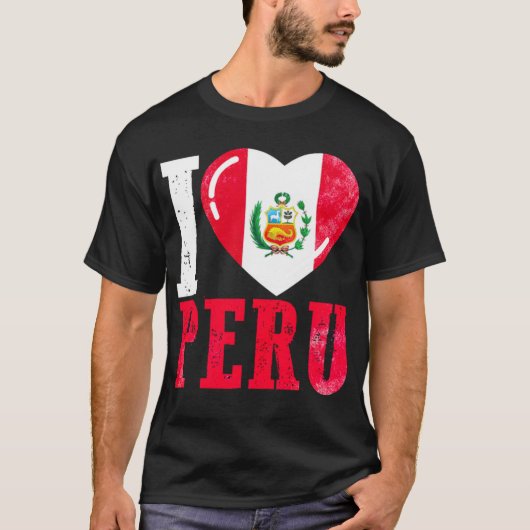 Peru I Liebe Peru T-Shirt (Vorderseite)