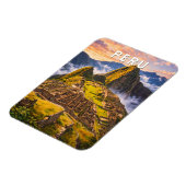 Peru Illustration Reise Kunst Vintage Magnet (Linke Seite)