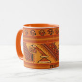 Peru Inca Craft Coffee Mug Tasse (Vorderseite Links)