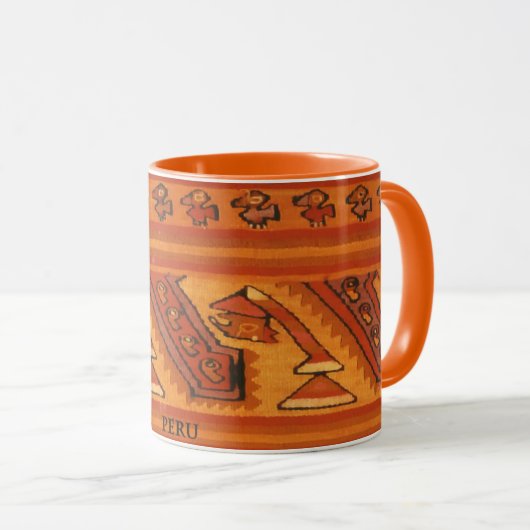 Peru Inca Craft Coffee Mug Tasse (VorderseiteRechts)