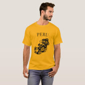 Peru, Incan Dog Design, Männer T-Shirt (Vorne ganz)