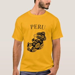 Peru, Incan Dog Design, Männer T-Shirt