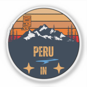 Peru, Indien Aufkleber