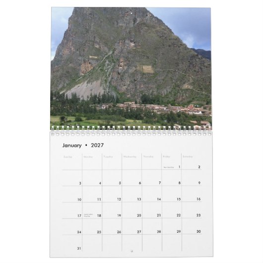 Peru-Kalender Kalender (Jan 2027)