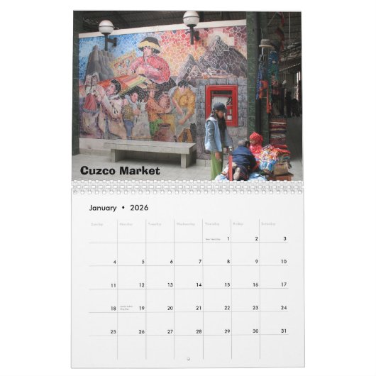 Peru-Kalender Kalender (Jan 2026)
