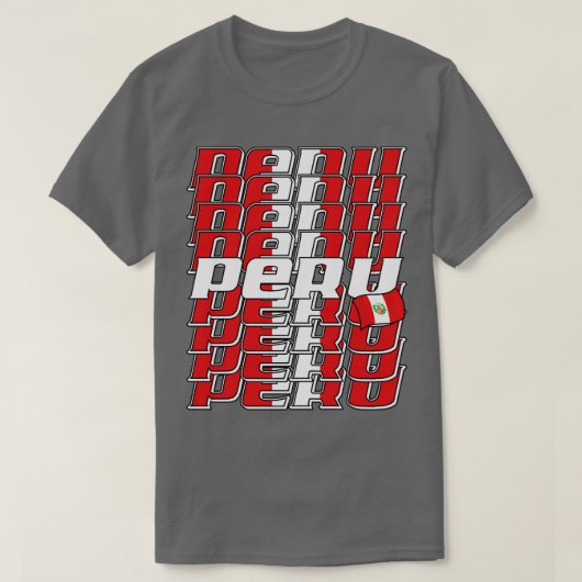 Peru Kaskade Text 3 T-Shirt (Design vorne)