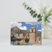 Peru-Kirche Postkarte (Stehend Vorderseite)