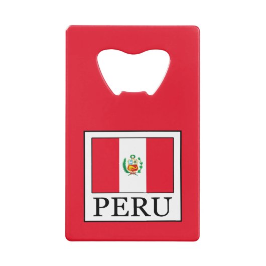 Peru Kreditkartenflaschenöffner (Vorderseite)