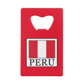 Peru Kreditkartenflaschenöffner (Vorderseite)