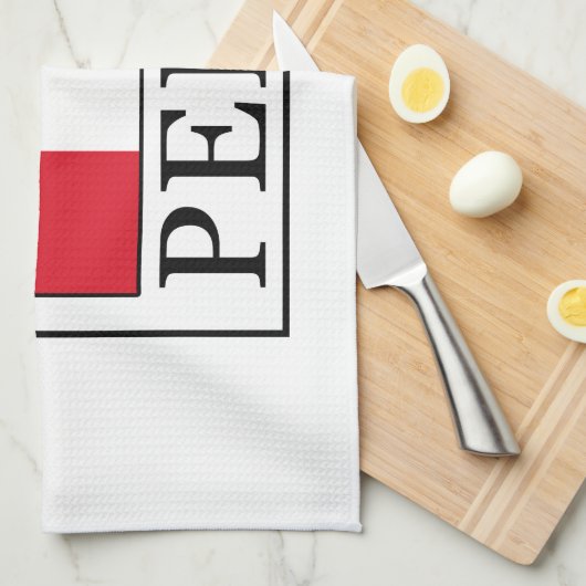 Peru Küchentuch (Viertel Falte)