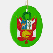 PERU* kundenspezifisches Wappen Keramikornament (Rechts)