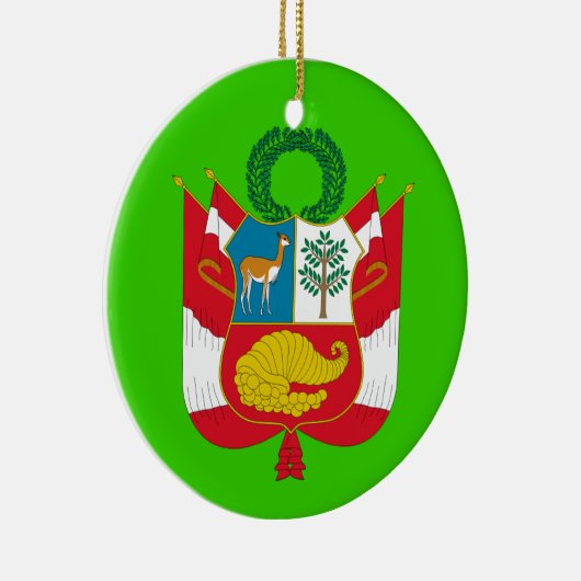 PERU* kundenspezifisches Wappen Keramikornament (Rechts)