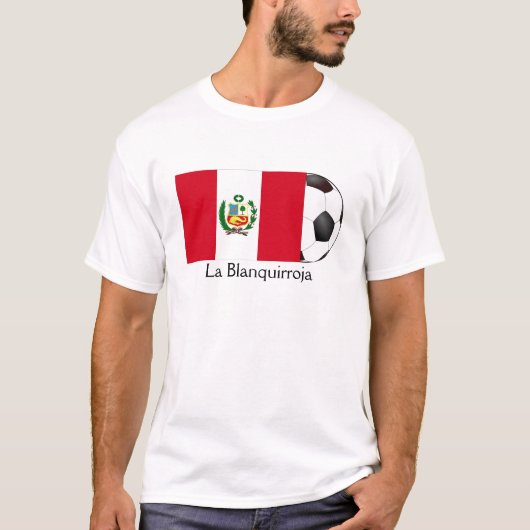 Peru "La Blanquirroja" T-Shirt (Vorderseite)