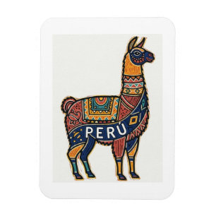 Peru Lama Magnet