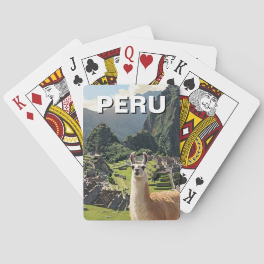 Peru Lama Spielkarten (Rückseite)