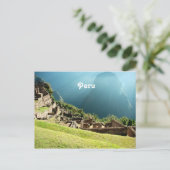 Peru Landschaft Postkarte (Stehend Vorderseite)