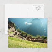 Peru Landschaft Postkarte (Vorne/Hinten)