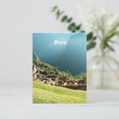 Peru Landschaft Postkarte (Stehend Vorderseite)