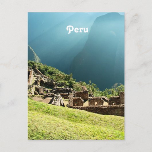 Peru Landschaft Postkarte (Vorderseite)