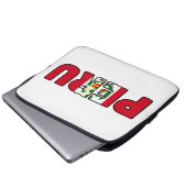 Peru Laptopschutzhülle (Vorne Knopf)
