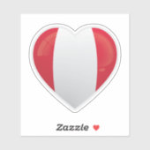 Peru-Liebe Aufkleber (Blatt)