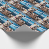 Peru Llama Geschenkpapier (Ecke)
