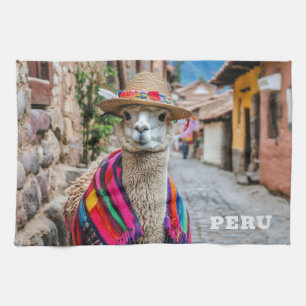 Peru Llama Geschirrtuch